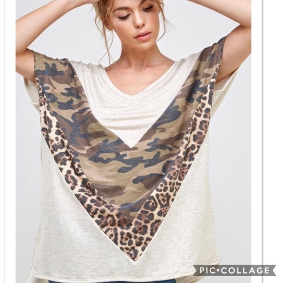 Diva Plus Oatmeal Color T-Shirt - Picture 3 of 4